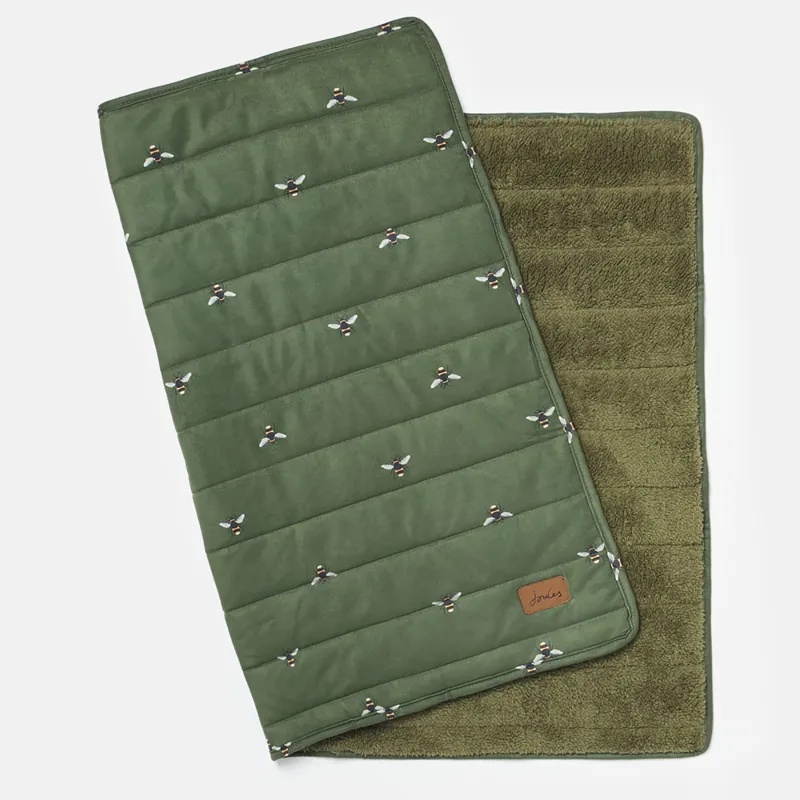 Joules Bee Print Dog Blanket-1